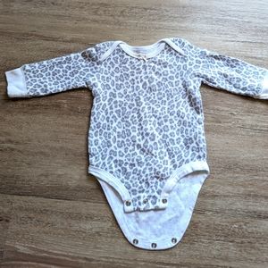 5/$12 leopard print waffle onesie